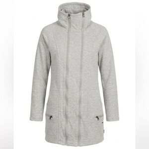 Triple Five Soul Y2K Slate Grey Longline Slim Fit Hoodie Womens XS